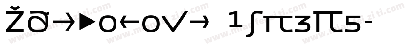 ZupraSans BoldLf字体转换